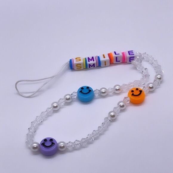 NWT Wool + Pepper Co. Y2K Beaded Phone Lanyard - Picture 2 of 5